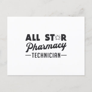 Carte Postale Toutes les étoiles Technicien en pharmacie Pharmac