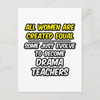 Carte Postale Toutes Les Femmes Sont Créées Également...Enseigna
