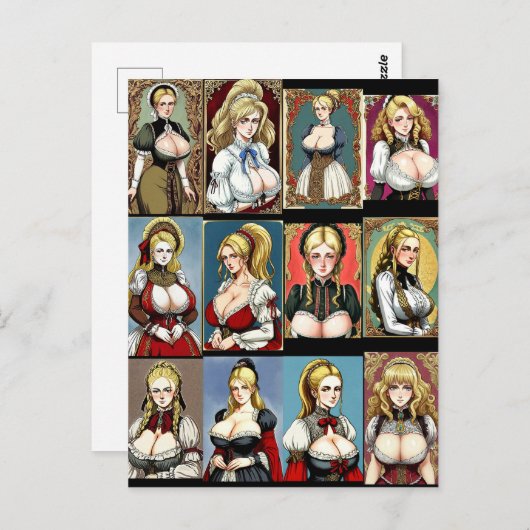 Carte Postale Toutes les foires de foire (Devant / Derrière)