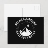 Carte Postale Toutes les salles de classe n'ont pas quatre murs  (Devant / Derrière)