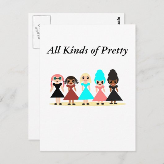 Carte Postale Toutes sortes de jolies (Devant / Derrière)