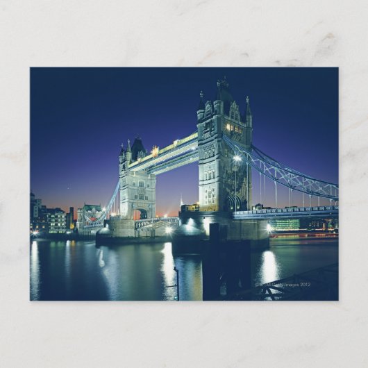 Carte Postale Tower Bridge à Dusk (Devant)