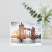 Carte Postale Tower Bridge à Sunset Londres Angleterre