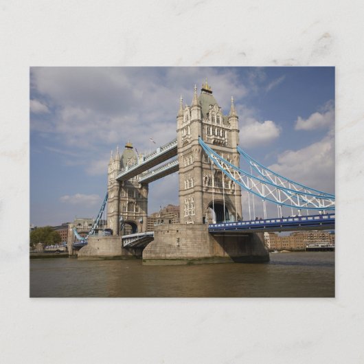 Carte Postale Tower Bridge et la Tamise, Londres, (Devant)