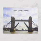 Carte Postale Tower Bridge London, en position ouverte (Devant)