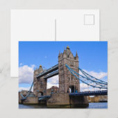Carte Postale Tower Bridge - Londres (Devant / Derrière)