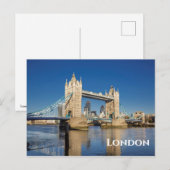 Carte Postale Tower Bridge, Londres (Devant / Derrière)