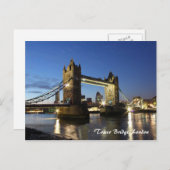Carte Postale Tower Bridge Londres (Devant / Derrière)