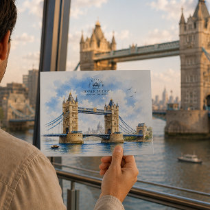 Carte Postale Tower Bridge, Londres, Angleterre, Monument Emblém