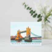 Carte Postale Tower Bridge, Londres, Souvenir (Debout devant)