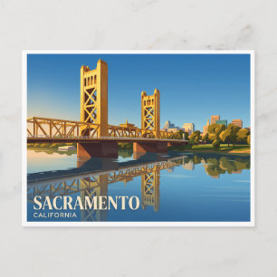 Carte Postale Tower Bridge Sacramento Californie