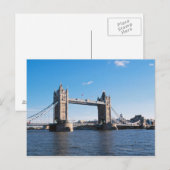 Carte Postale Tower Bridge sur la Tamise (Devant / Derrière)