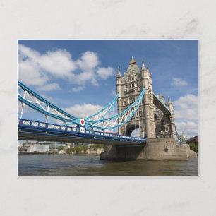 Carte Postale Tower Bridge sur la Tamise Londres UK