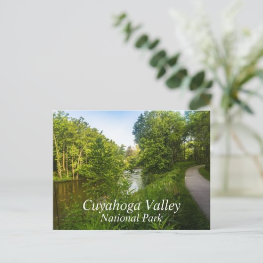 Carte Postale Towpath Trail, Canalway, Cuyahoga Valley, Ohio (Debout devant)