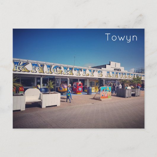 Carte Postale Towyn, Pays de Galles du Nord (Devant)