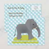Carte Postale Toy Elephant (Devant / Derrière)