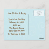 Carte Postale Toy Giraffee (Dos)