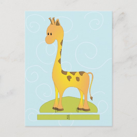 Carte Postale Toy Giraffee (Devant)