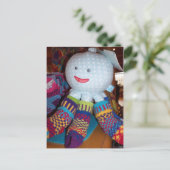 Carte Postale Toy Octopus portant des chaussettes (Debout devant)