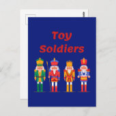 Carte postale Toy Soldier Nutcrackers (Devant / Derrière)