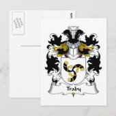 Carte Postale Traby Family Crest (Devant / Derrière)