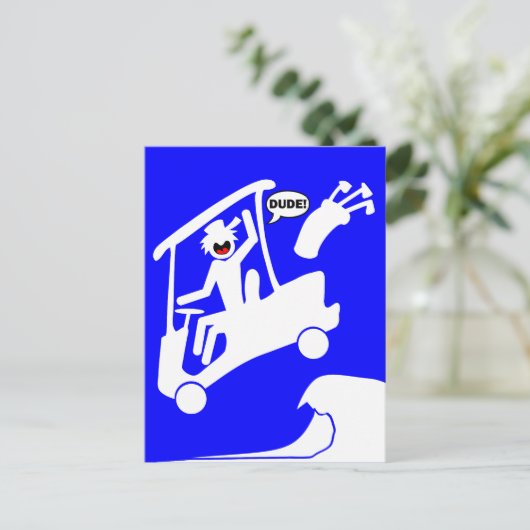 Carte Postale Trac à sable DUDE-2 (Debout devant)