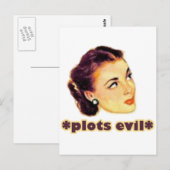 Carte Postale Tracer le mal (Devant / Derrière)