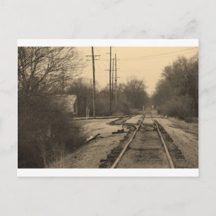 Carte Postale Traces vers nulle part