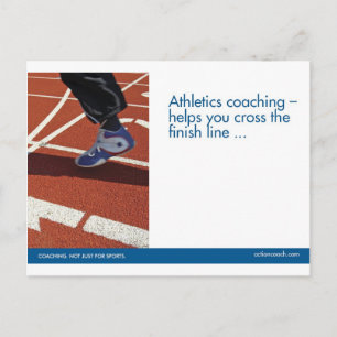 Carte Postale Track Sports Postcard