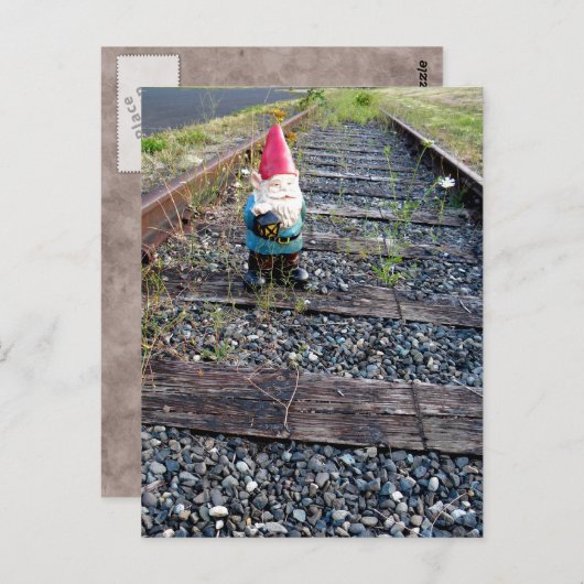 Carte Postale Tracks Gnome (Devant / Derrière)