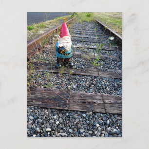 Carte Postale Tracks Gnome
