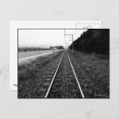 Carte postale "Tracks" JTG Art (Devant / Derrière)