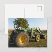 Carte Postale Tracteur (Devant / Derrière)