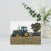 Carte Postale Tracteur (Debout devant)