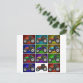 Carte Postale tracteur (Debout devant)