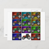 Carte Postale tracteur (Devant / Derrière)