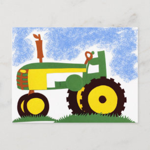 Carte postale Tracteur