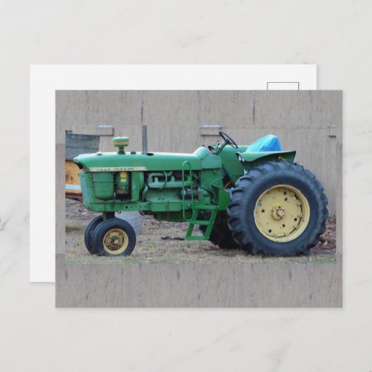 Carte Postale Tracteur (Devant / Derrière)