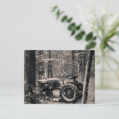 Carte Postale Tracteur (Debout devant)