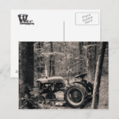 Carte Postale Tracteur (Devant / Derrière)