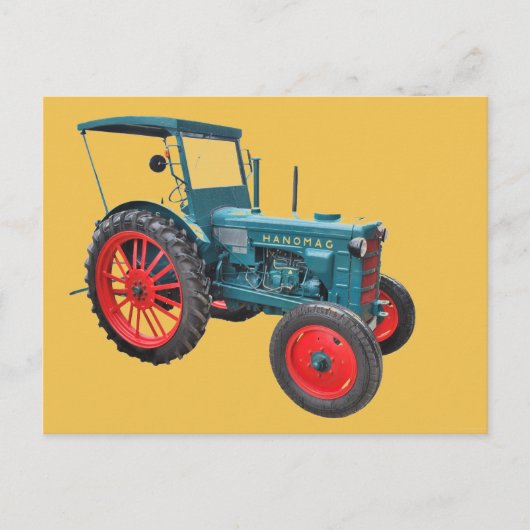 Carte Postale Tracteur (Devant)