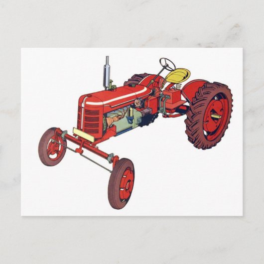 Carte Postale tracteur (Devant)