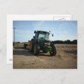 Carte Postale tracteur (Devant / Derrière)