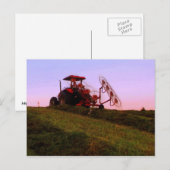 Carte Postale tracteur (Devant / Derrière)