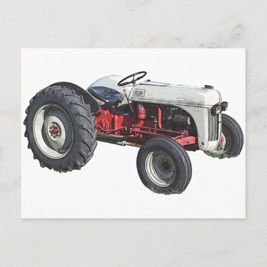 Carte Postale tracteur (Devant)