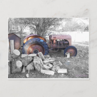 Carte postale Tracteur