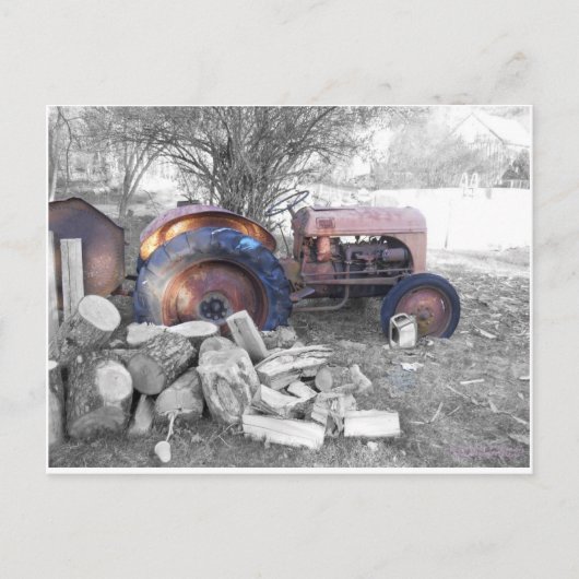 Carte postale Tracteur (Devant)
