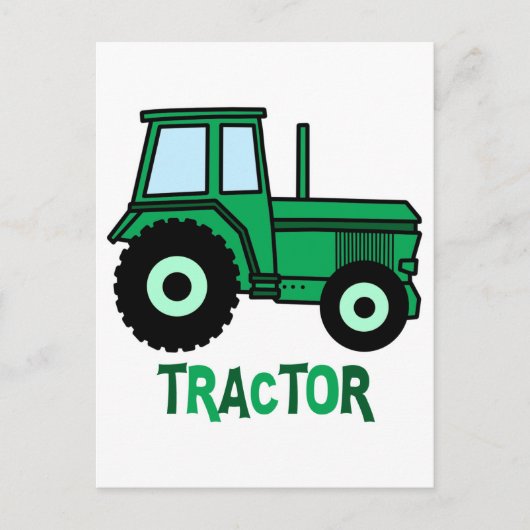 Carte Postale Tracteur (Devant)