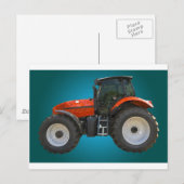 Carte Postale tracteur (Devant / Derrière)