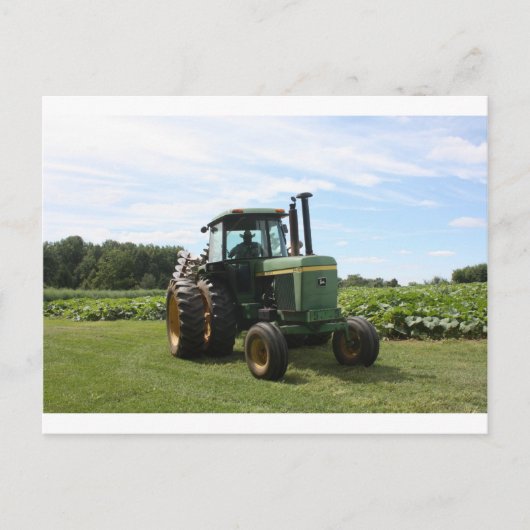 Carte Postale tracteur agricole (Devant)